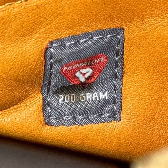 Timberland boys / girls size 5 1/2 Rustic Brown Leather Boots - FAIR condition - Picture 8 of 15